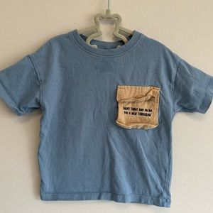 Zara toddler boys pocket T shirt